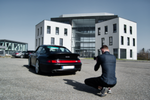 Shooting photo vente aux enchères Porsche 996